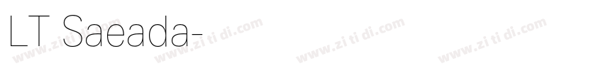 LT Saeada字体转换